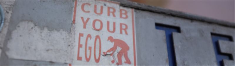 Sign talks about Ego.